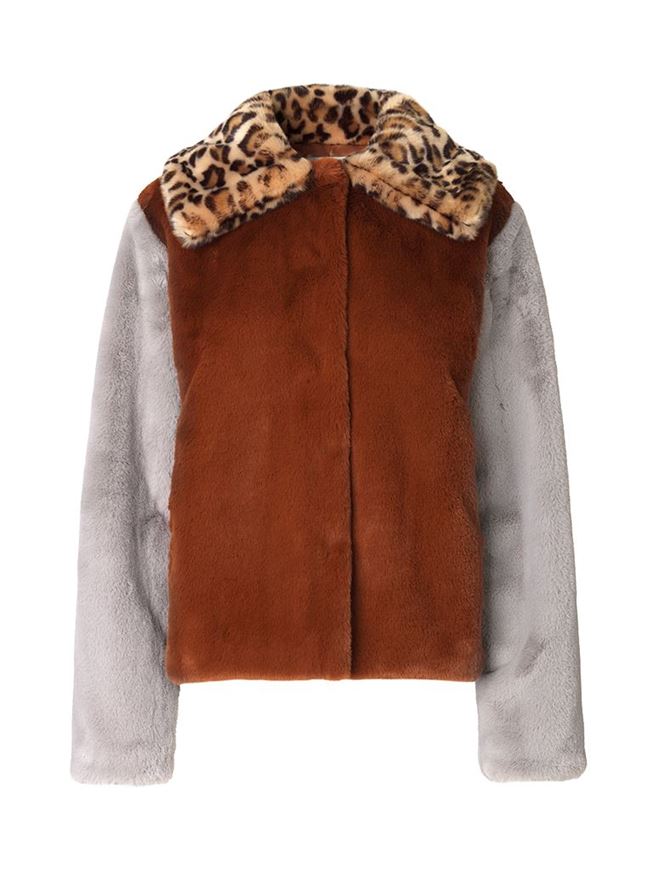 Fake fur jakke fra Levete Room